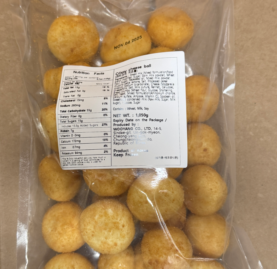 Crispy Cheeseball 1050g